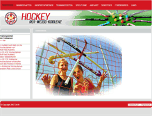 Tablet Screenshot of hockey.rw-koblenz.de